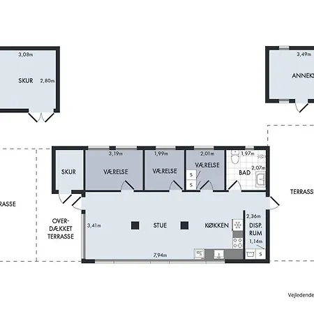 Cozy Holiday 450 M From The Water Feriehus